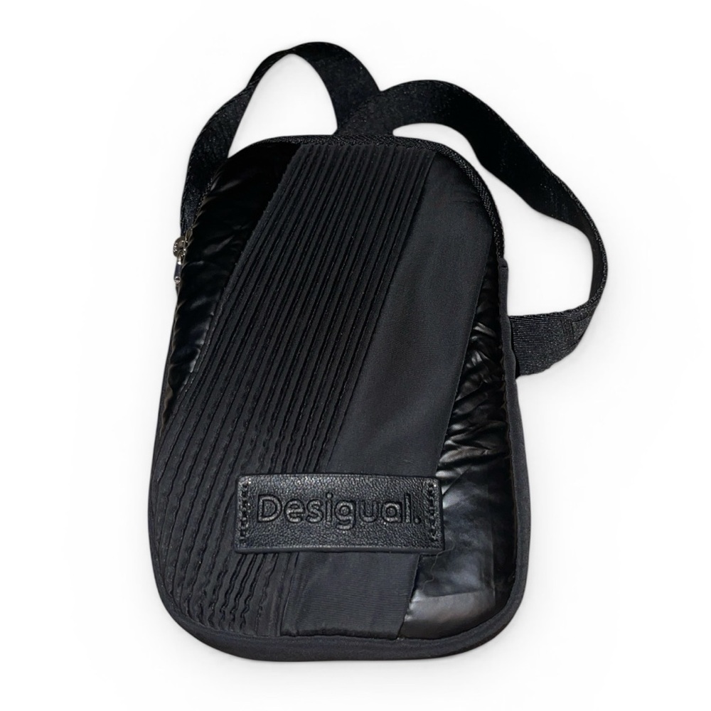 Desigual Smartphone crossbody Nylon Shoulder Bag -- Black